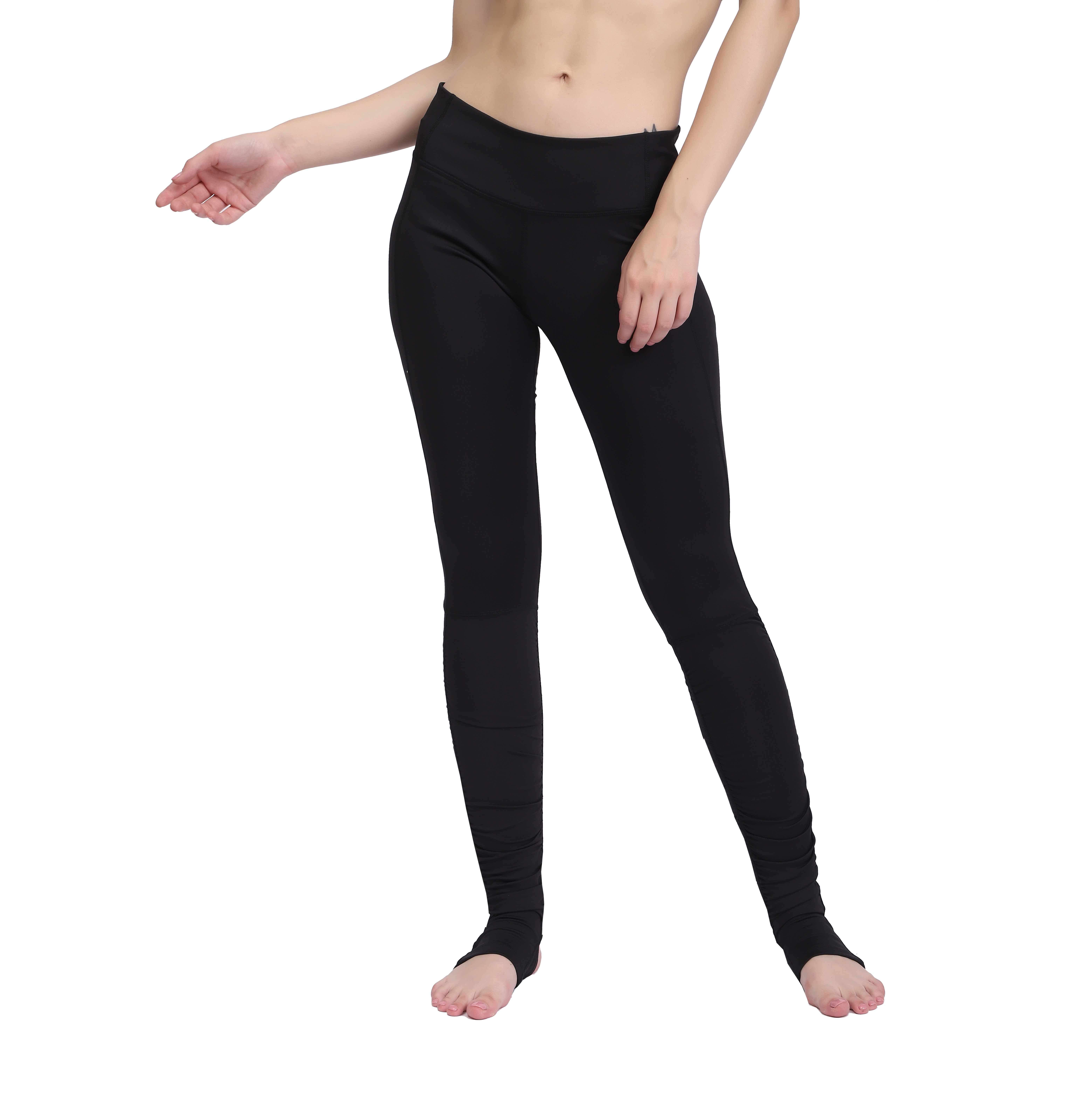 Pantaloni lunghi da yoga da donna Leggings sportivi Collant da corsa Pantaloni da fitness elasticizzati a vita alta