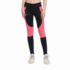 Pantaloni da palestra per palestra con cerniera a pannelli da donna